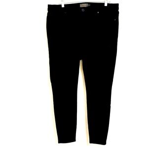 Torrid Sky High Skinny Premium Stretch High-Rise Black Jeans, Size 14